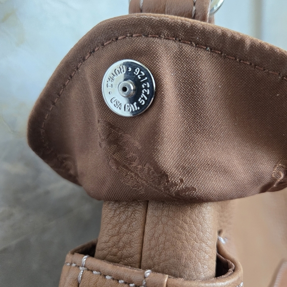 Vintage Fossil Brown Leather Shoulder Bag - Picture 4 of 7